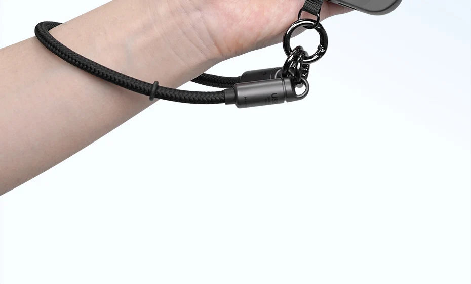 Hagibis USB4 Phone Lanyard Cable Portable USB C to Type-C Wrist Lanyard Cable 240W 80Gbps for Thunderbolt 4/5 iPhone 16 Pro SSD - Intechlegent