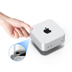 Mac mini Desktop Stand for Mac Mini M4 /M4 Pro 2024 Heat Dissipation Aluminum Mount Dock Cooling Holder Accessories