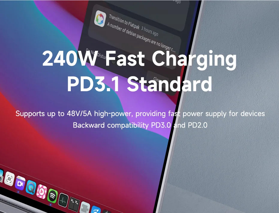 Hagibis USB4 Data Cable 40Gbps USB C to Type C Short Cable PD 240W 8K 60Hz for Thunderbolt 3/4 iPhone 17 Pro Max SSD Power Bank