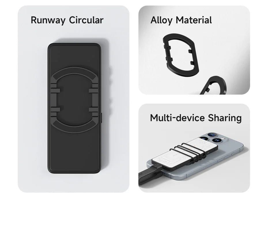 Hagibis Magnetic Patch Adapter Ring Magnet Sticker for Magsafe Patch Accessories Bundle Kits Power Bank SSD Enclosure DAC Amp - Intechlegent