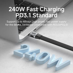 Hagibis Short USB C to USB C Full Function Cable USB4 V2 Date Cable 80Gbps 8K PD 240W Cord for Thunderbolt 4/5 iPhone Laptop SSD - Intechlegent
