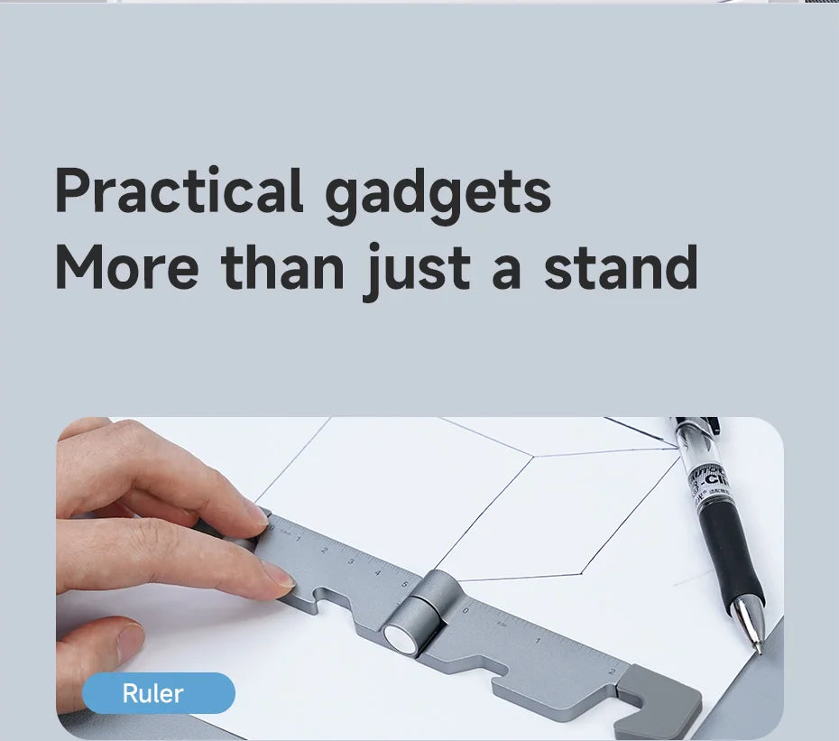 Hagibis Multifunction Cell Phone Stand Adjustable Foldable Desktop Phone Holder Box Bottle opener for iPhone 16 15 Pro Max iPad - Intechlegent