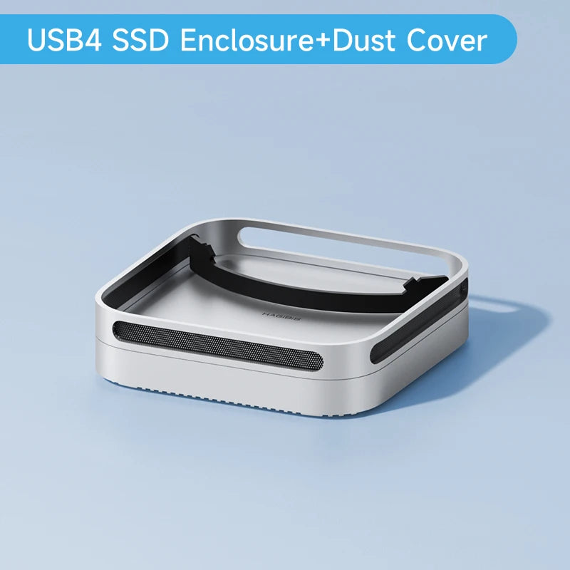 Hagibis USB4 Hard Drive Enclosure 40Gbps M.2 NVMe SSD Case for Mac mini M4/M4 Pro Compatible with Thunderbolt 5/4 External SSD - Intechlegent