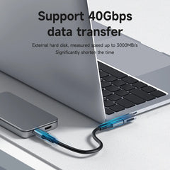 Hagibis 240W USB C to C Adapter 40Gbps 8K 60Hz 90 Degree Converter USB4 Adapter for Thunderbolt 4/3 MacBook iPhone 16 Pro Tablet