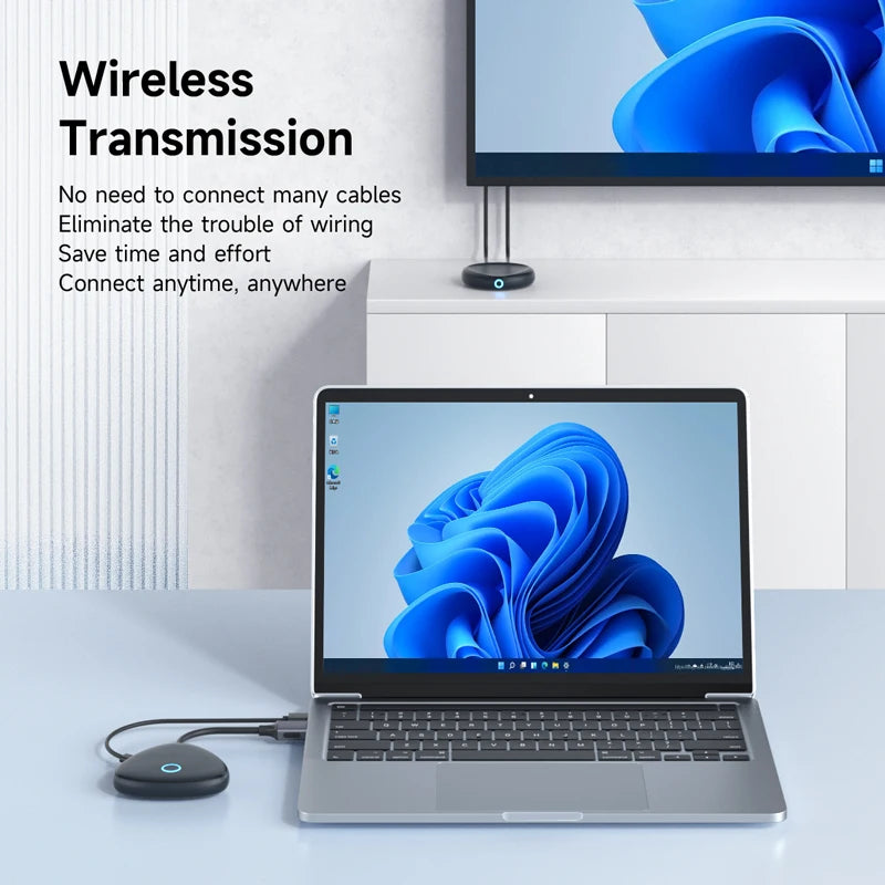Hagibis Wireless 4K HDMI-compatible Transmitter Wireless Extender HD Transmitter Display Dongle for Laptop PC-Only Transmitter - Intechlegent