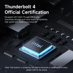 Hagibis Thunderbolt 4 Hub with Dual Monitor 8K/4K Display Dock 40Gbps Docking Station Thunderbolt Certified for Macbook Windows