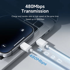 Hagibis USB C Cable 60W C to C Charger Cable Type-c Fast Charging Cord for MacBook Pro Air iPad iPhone 16 Samsung Pixel Tablet - Intechlegent