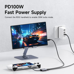 Hagibis AR Glasses Adapter USB C to Glasses and Charging Converter USB-C Hub Charge and Play For Switch Rokid/Xreal/RayNeo Air