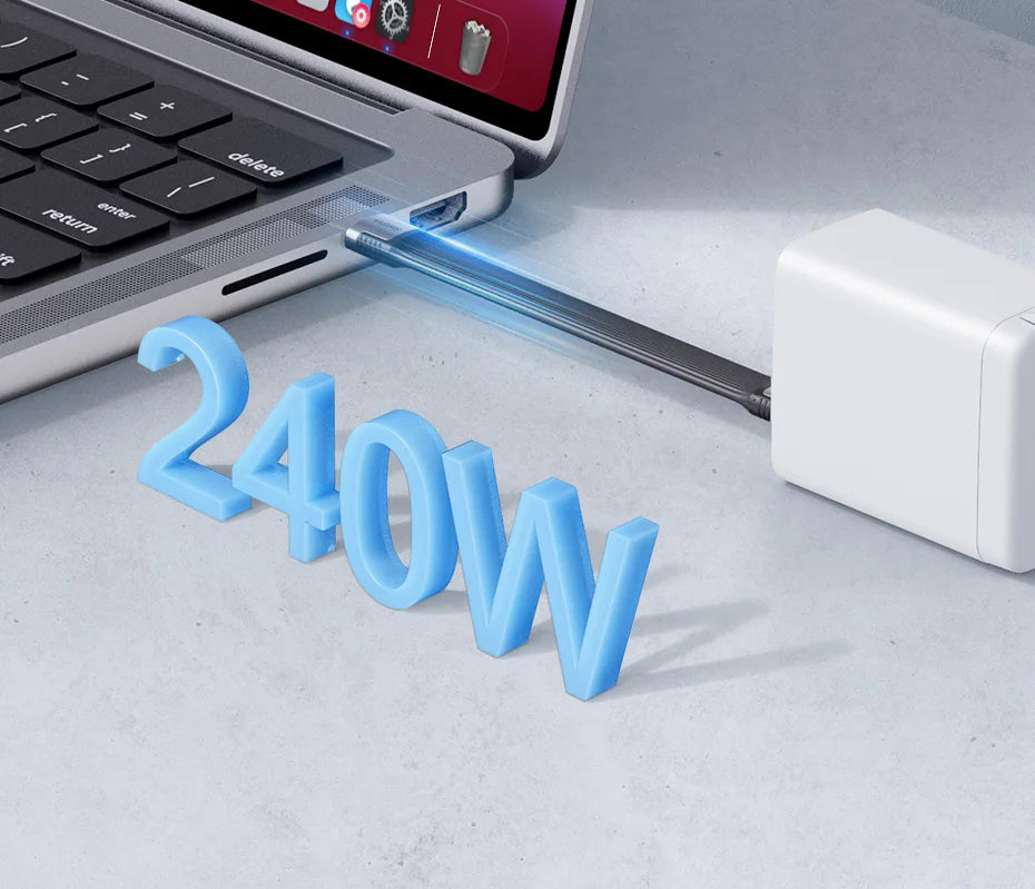 Hagibis USB4 Data Cable 40Gbps USB C to Type C Short Cable PD 240W 8K 60Hz for Thunderbolt 3/4 iPhone 17 Pro Max SSD Power Bank