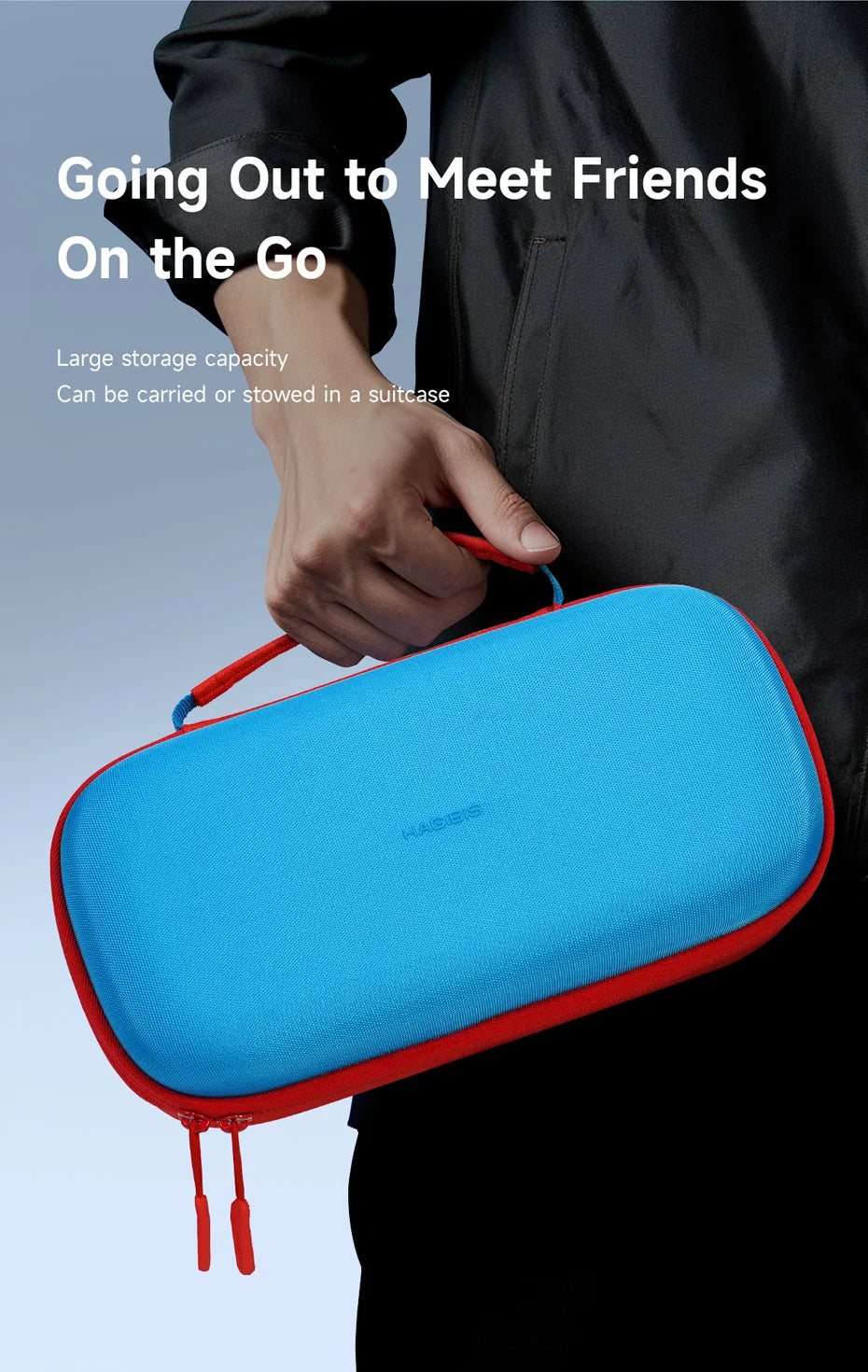 Hagibis Switch Carrying Case for Nintendo Switch /OLED with Game Cartridges Portable Carrying Travel Bag for Swtich Accessories - Intechlegent