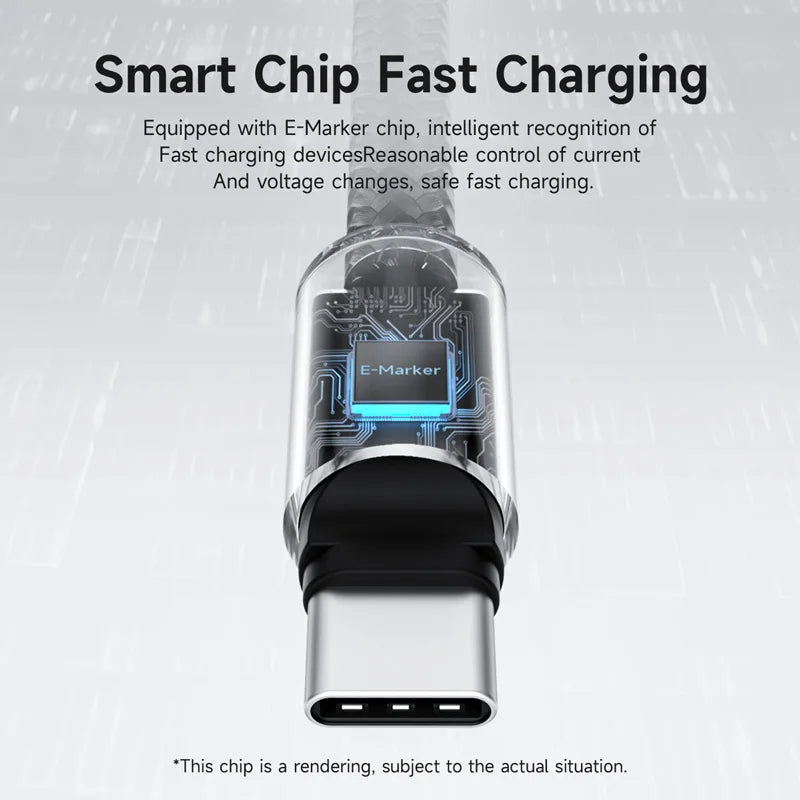 Hagibis USB C to USB C Cable With Protective Cap 240W Type C Cable PD 3.1 Fast Charging Cord for iPhone 16 15 Macbook Pro iPad - Intechlegent